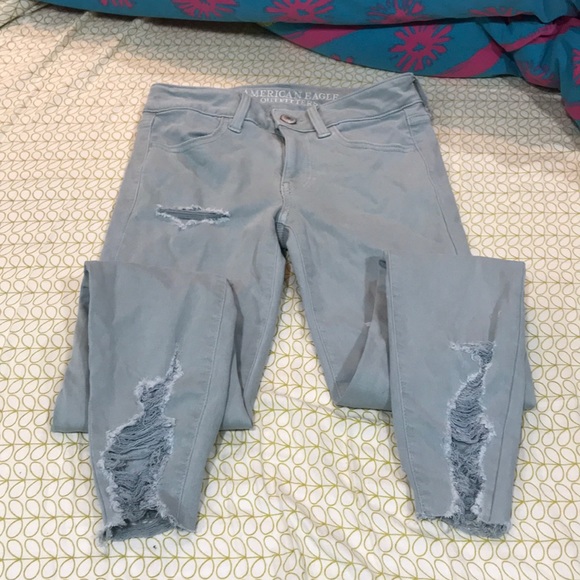 Never worn Ripped Jeggings - Picture 3 of 6